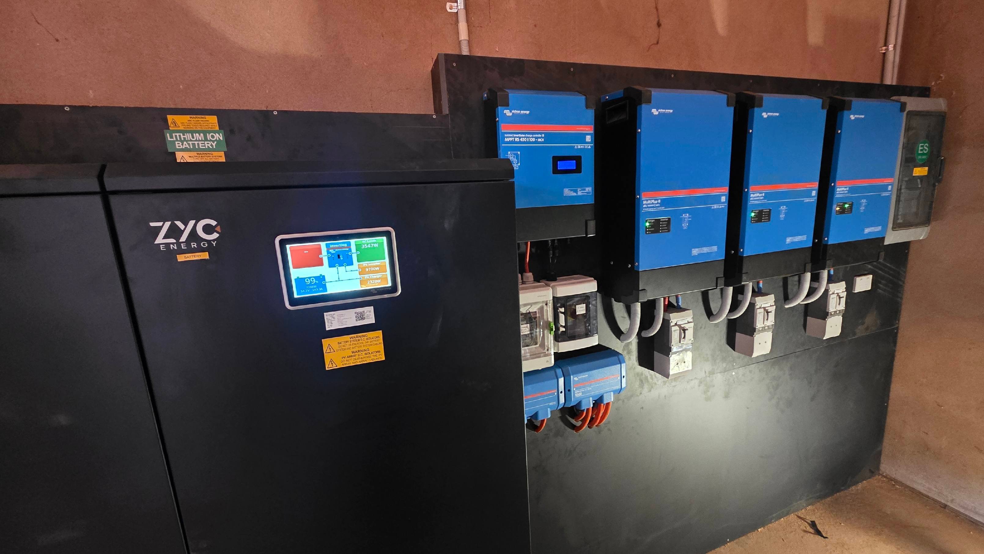 remote area power system koonamore station