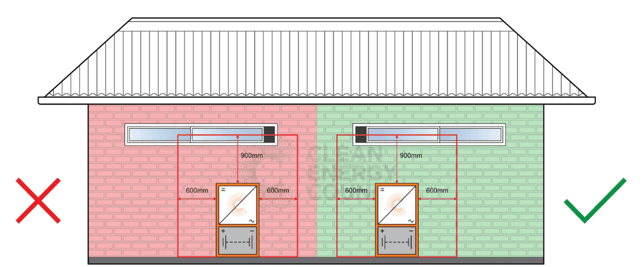 habitable room door window guidelines