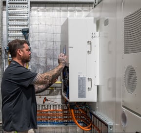 commercial solar and battery system mark bates