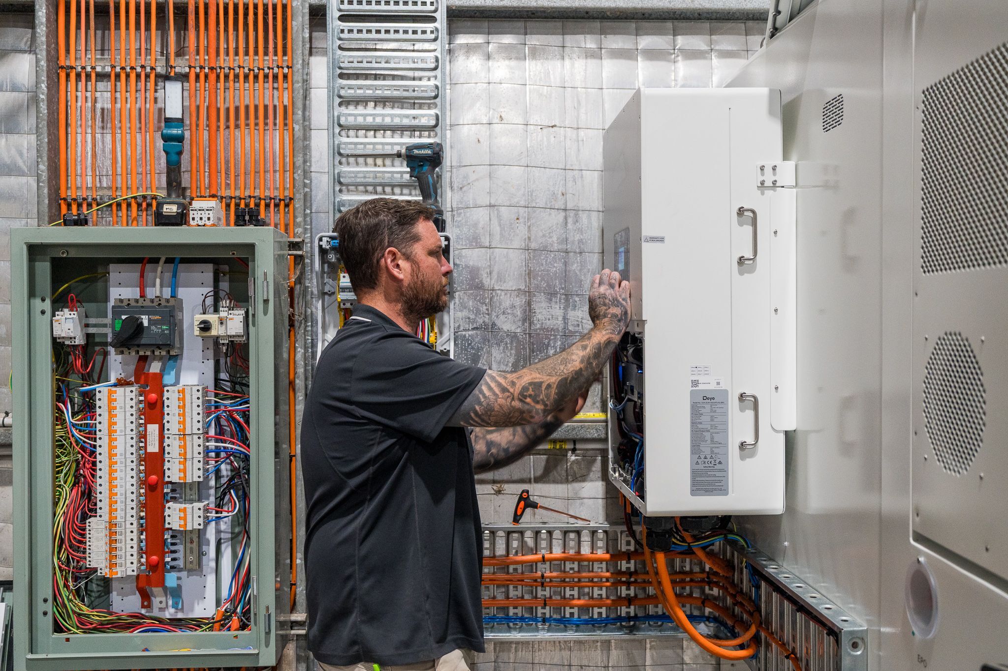 commercial deye installation by the myenergy team