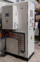 deye hybrid inverter and battery cabinet commercial solar and battery system