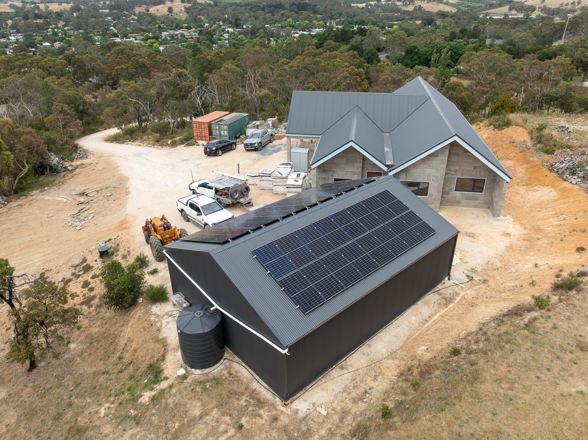 Off-grid Power System in Hahndorf, South Australia.