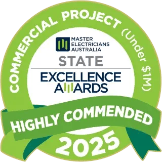 Master Electricians State Highly Commeded Commercial Project Under $1m 2025