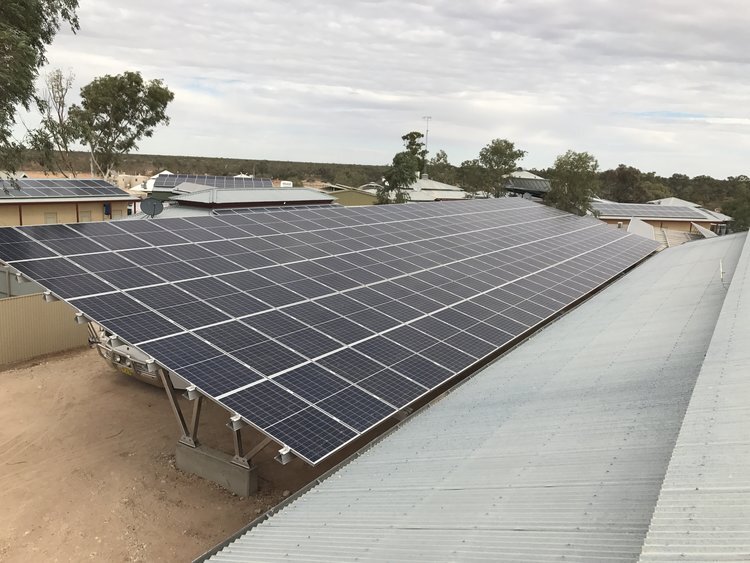 Off-grid Solar Panel Array