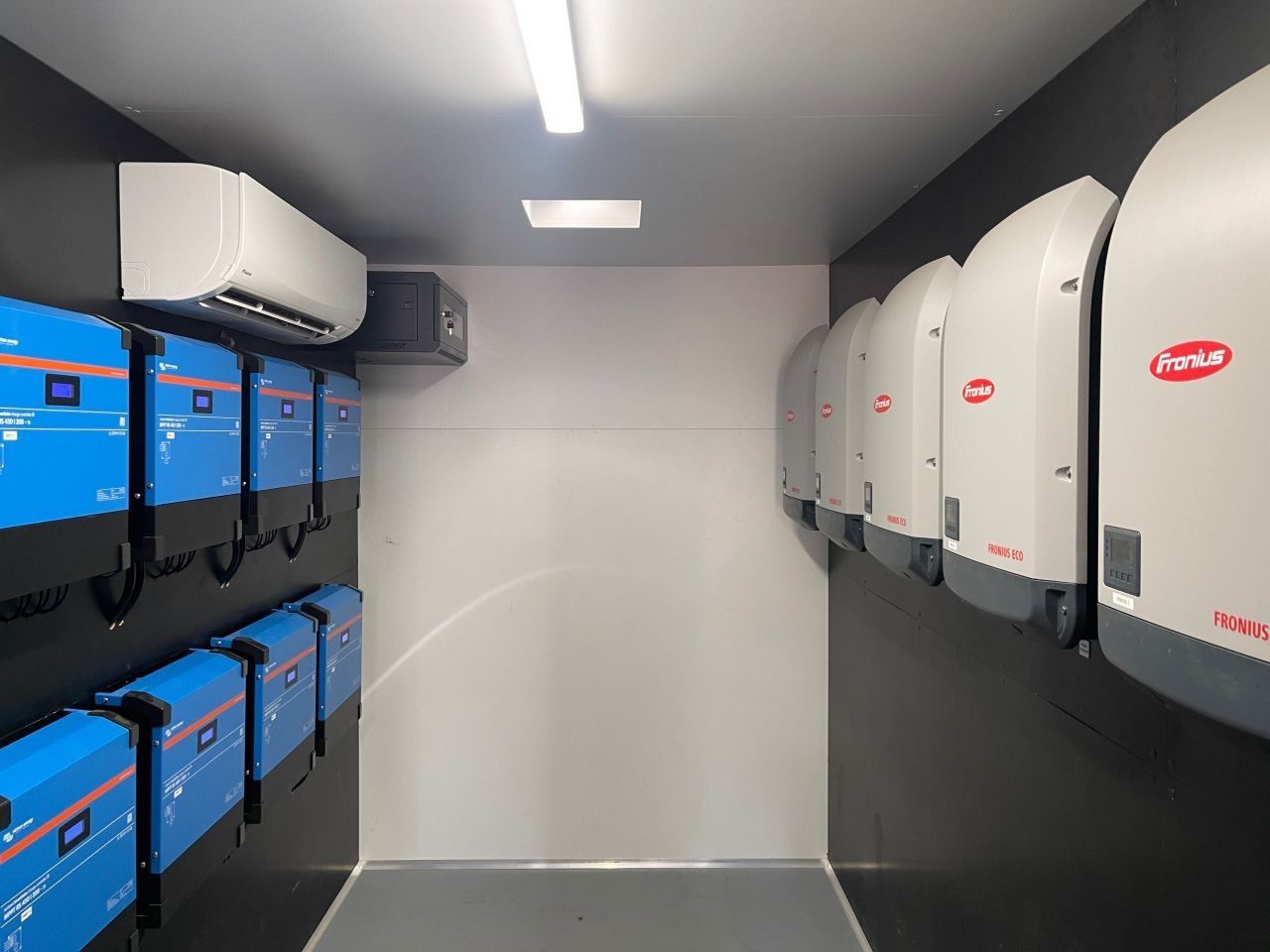 Inside Power System Container