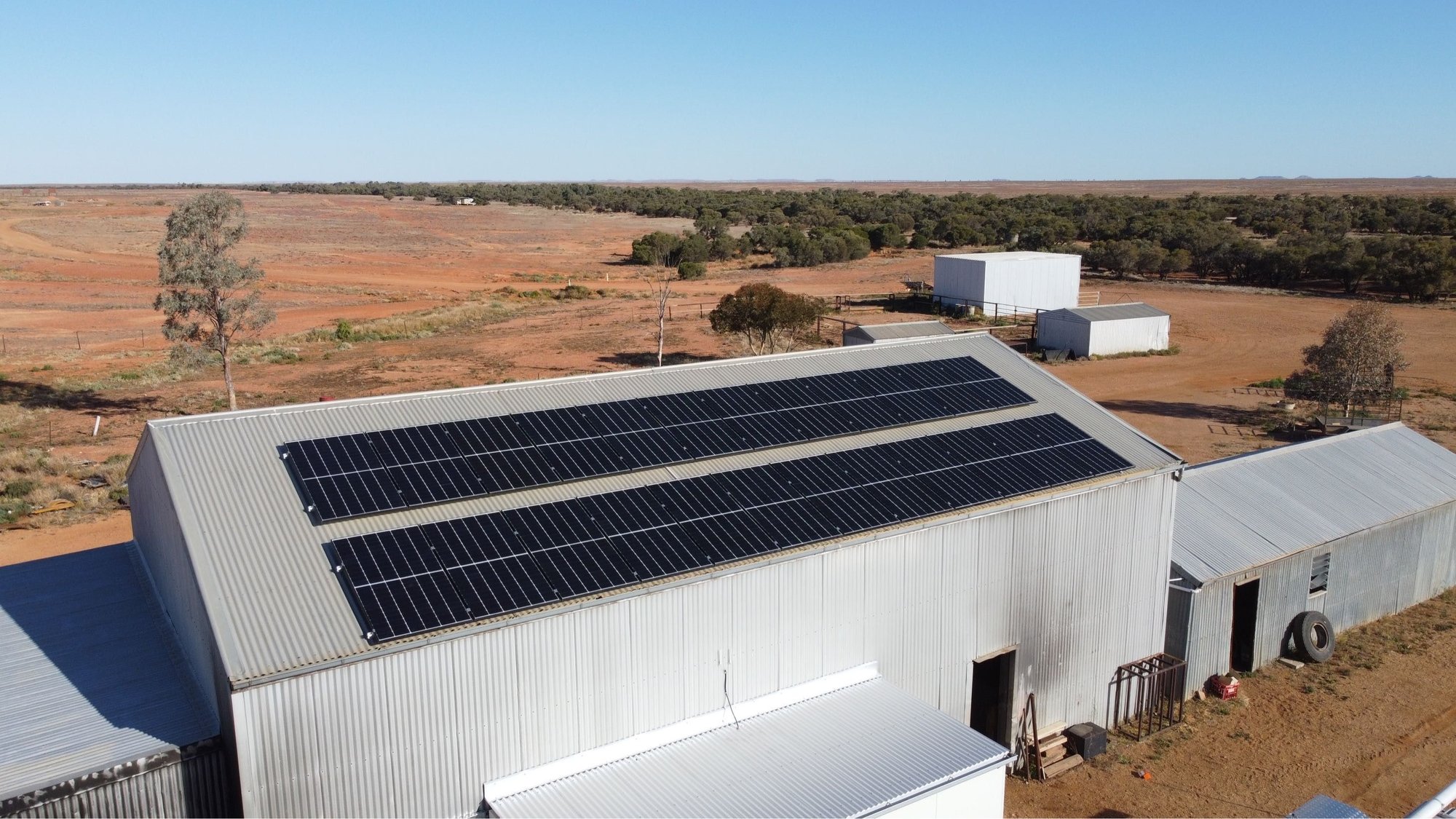 Off-grid Solar Panels Shed