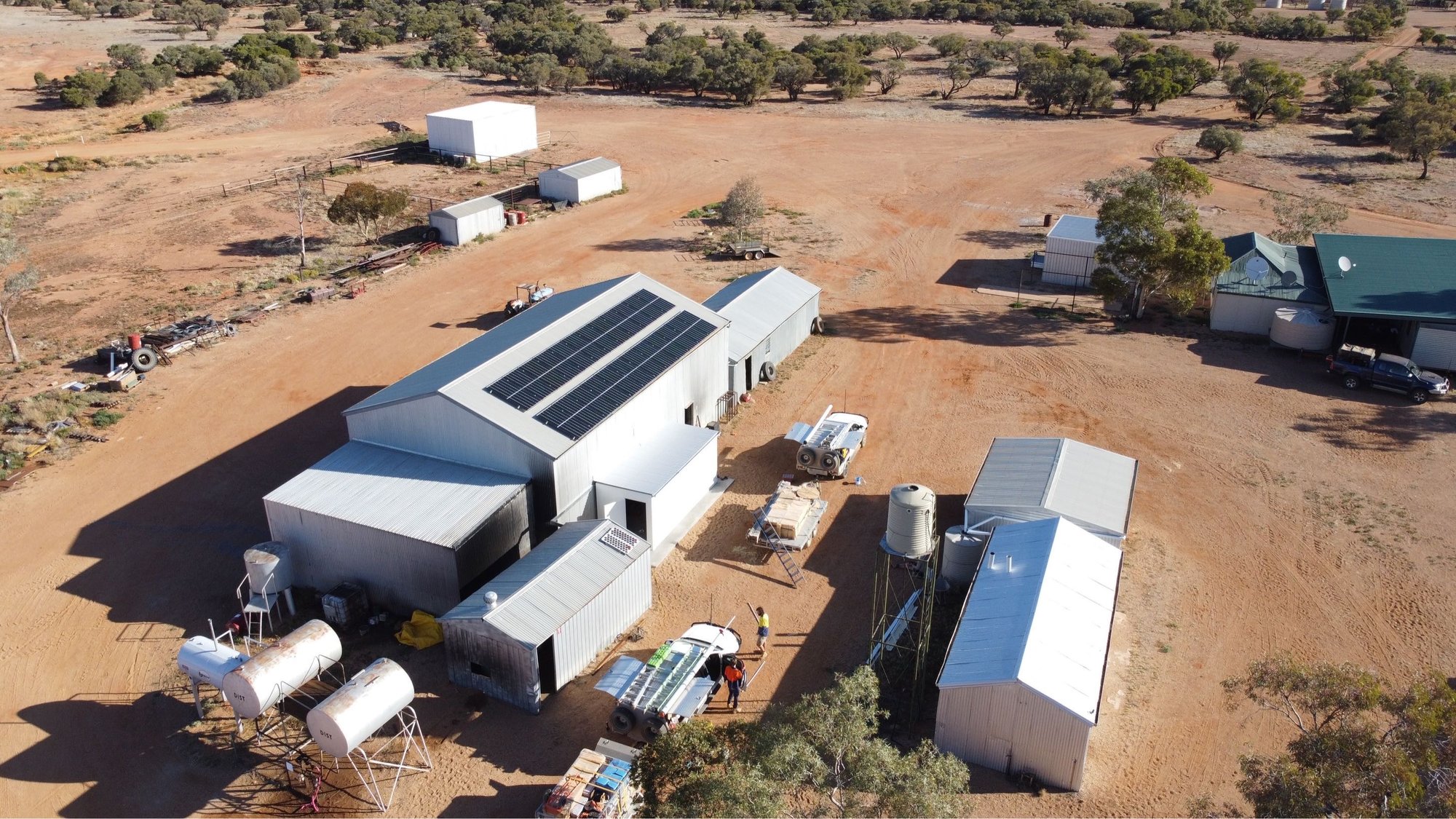 Aerial View Mt Barry Station