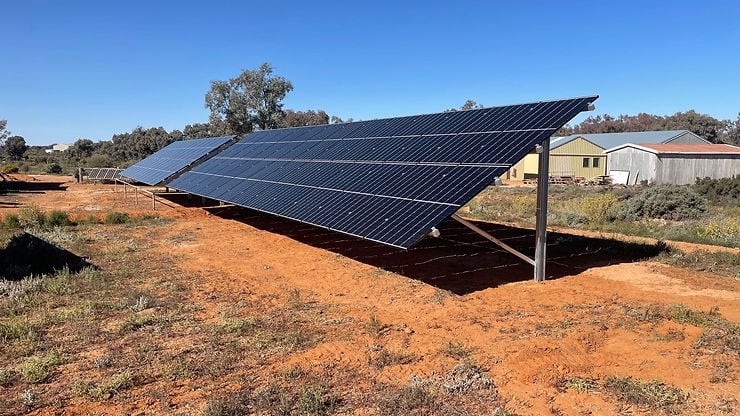 Boolcoomatta Station, Off-grid Solar Array