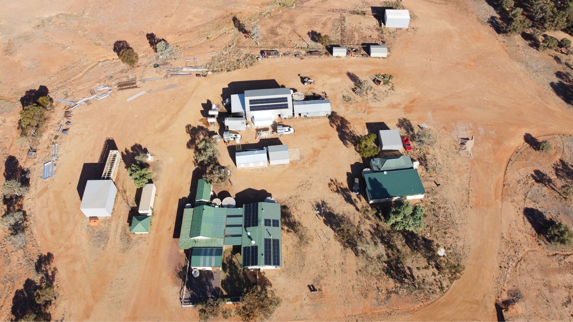 Aerial View Mt Barry Station