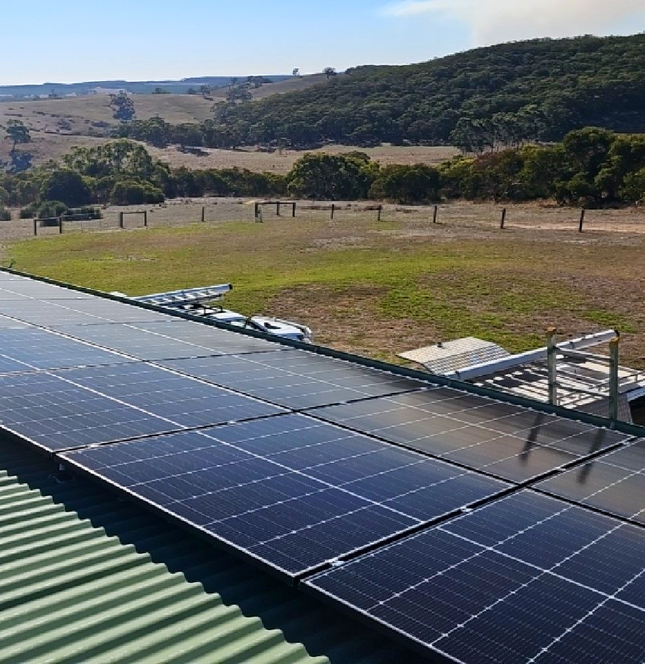 Upgrading Off Grid Solar Systems in McHarg Creek, South Australia.