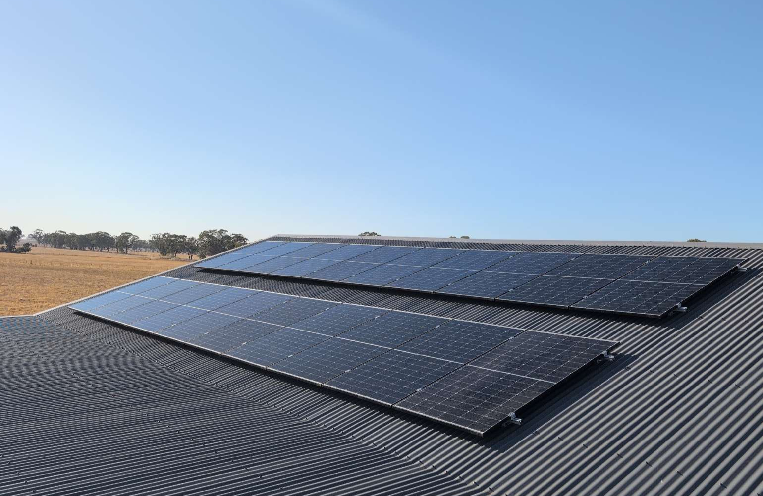 Roof Mount Solar Panel Array Featuring Trina Vertex Solar Panels~mv2