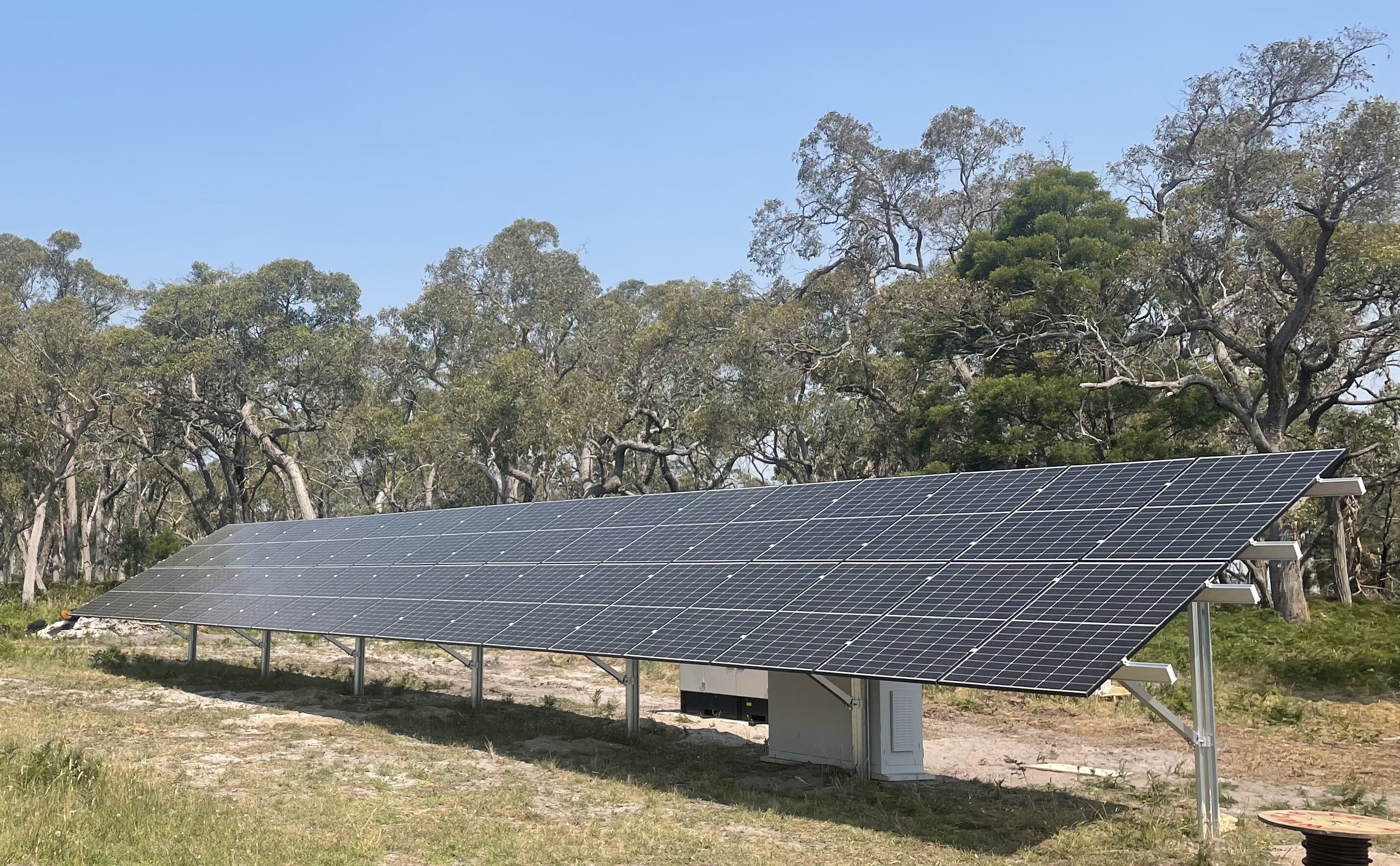 Off-grid solar and battery For Warrawindi Farms near Penola.