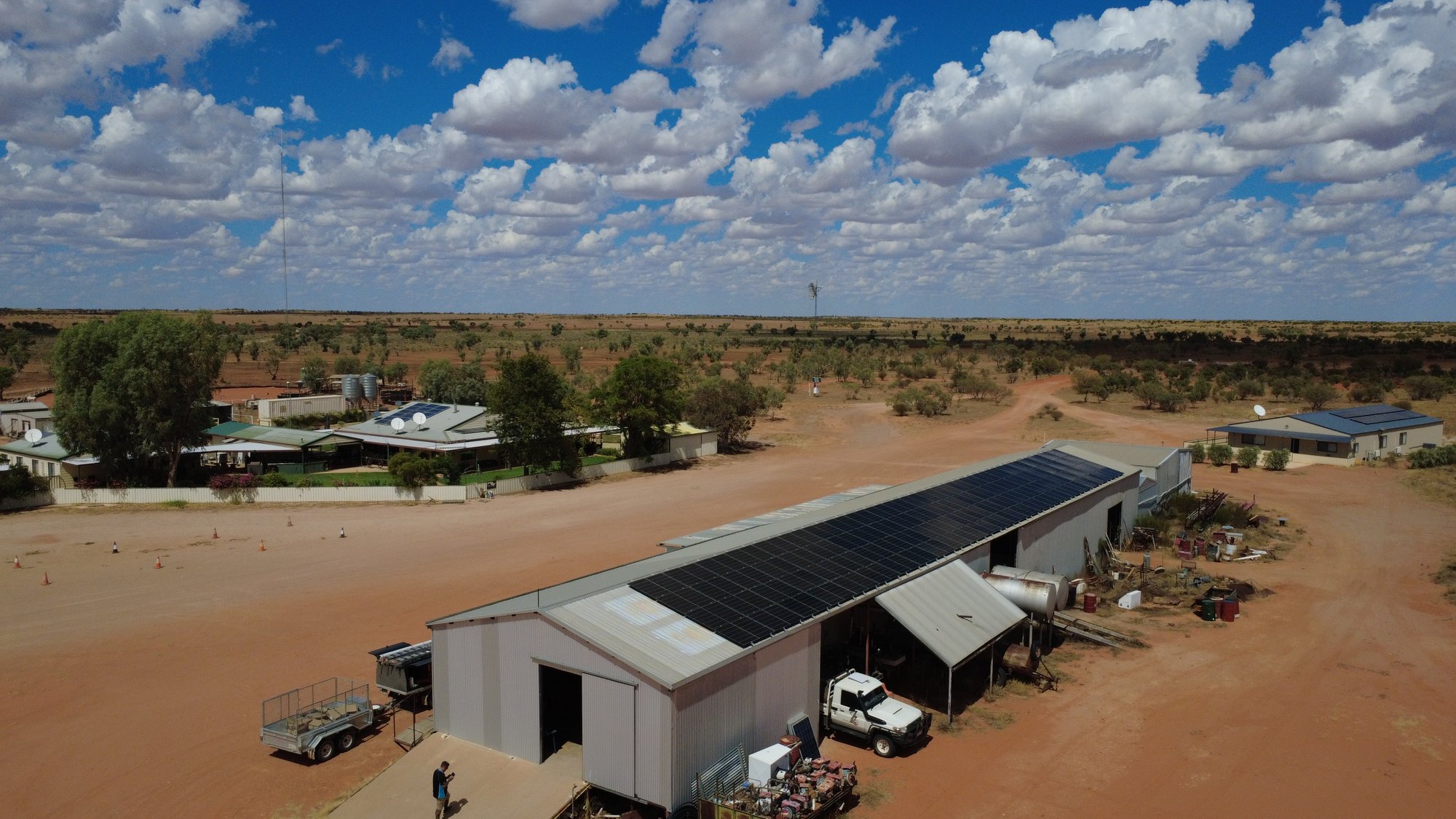 Epsilon Station Aerial View