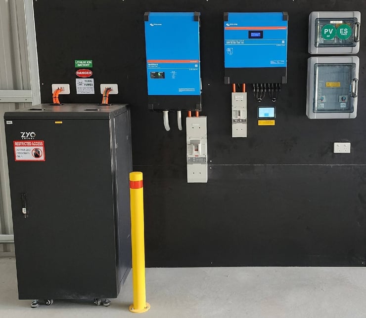 Off-grid Solar Power System Featuring Victron Components & ZYC Batteries