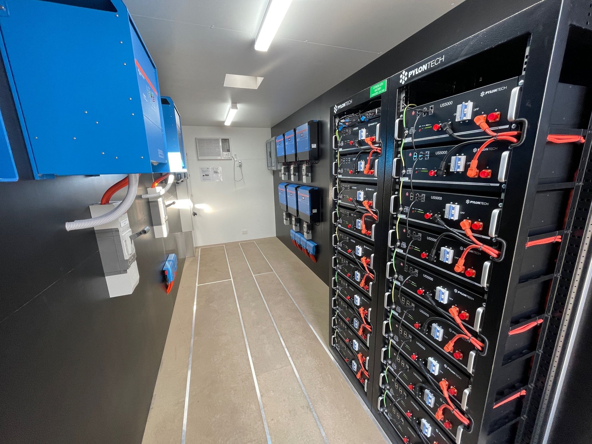 Off-grid Power System Built In Shipping Container, For Alano Utilities Water Treatment Plant