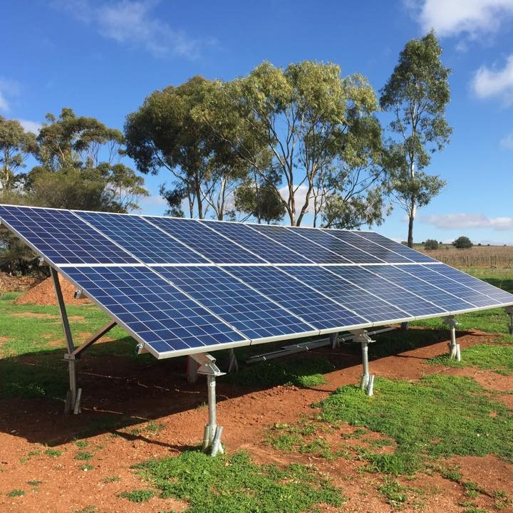 Off grid solar power