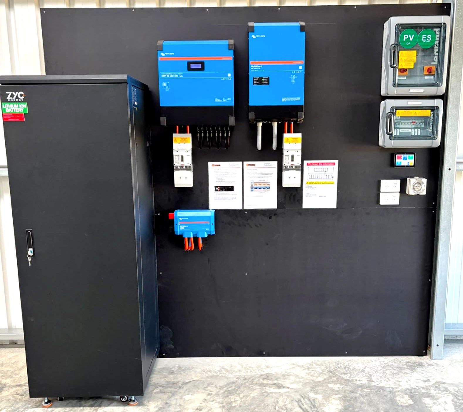 Off Grid Solar System in Wellington, South Australia.