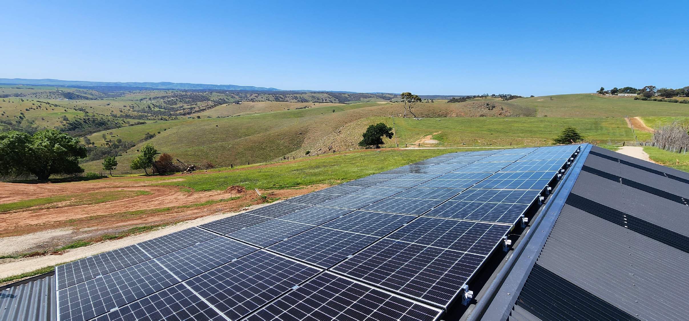 Off Grid Power System in Bibaringa, South Australia.