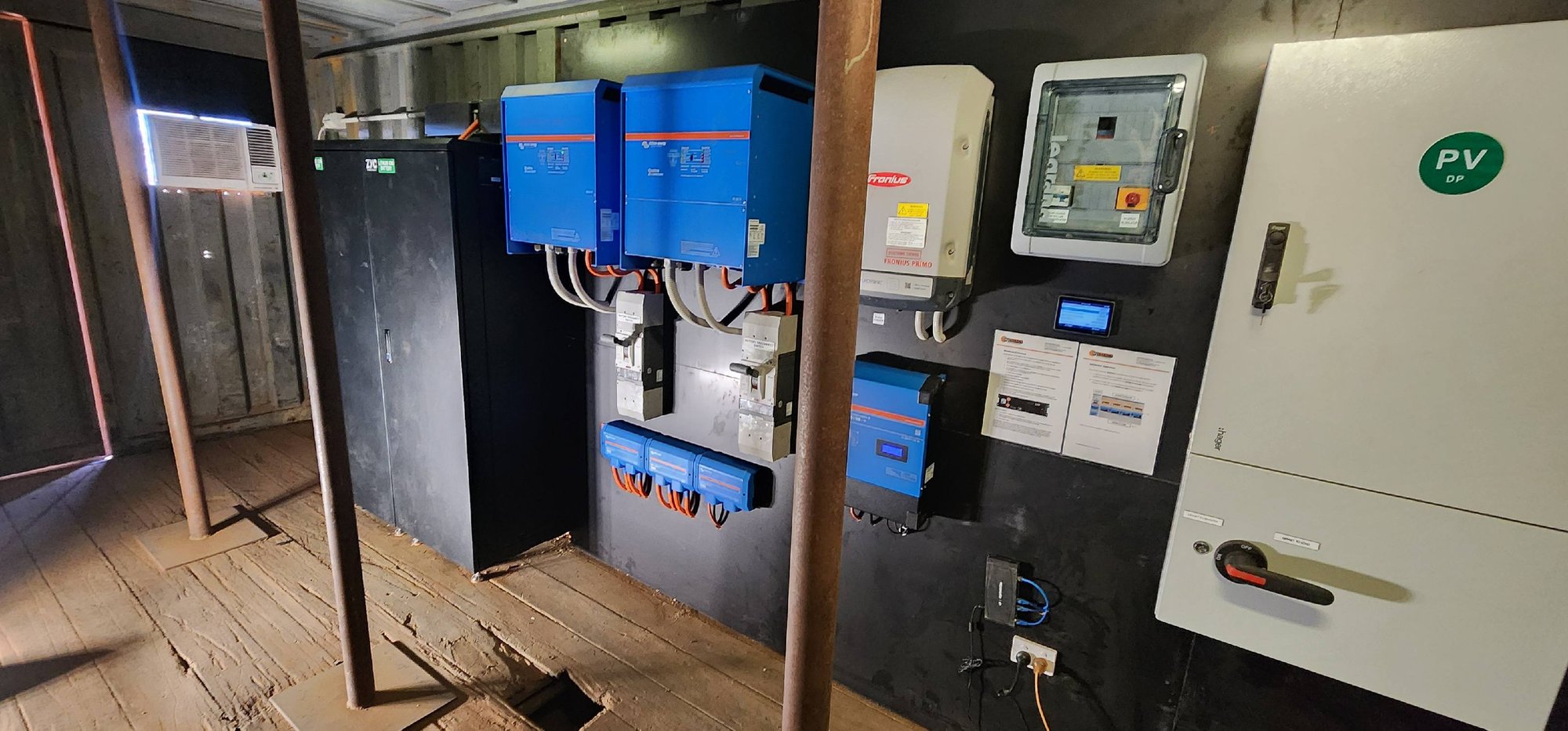 Off grid Power System at Todmorden Station