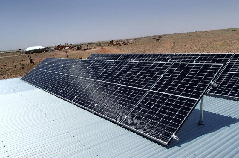 Offgrid Solar Panel Roof Array