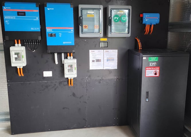 Off-grid Power System, Featuring Victron Products & ZYO Batteries