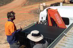 off-grid power installation