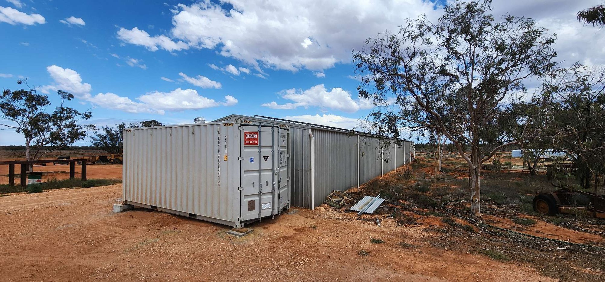 Off-grid Power Shipping Container Build