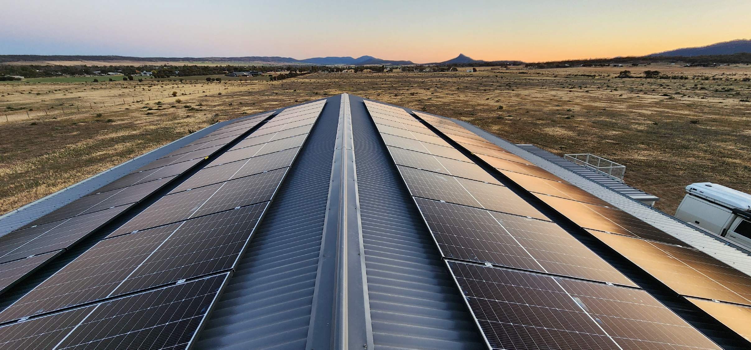 Solar Panel Shed Roof-mount Array
