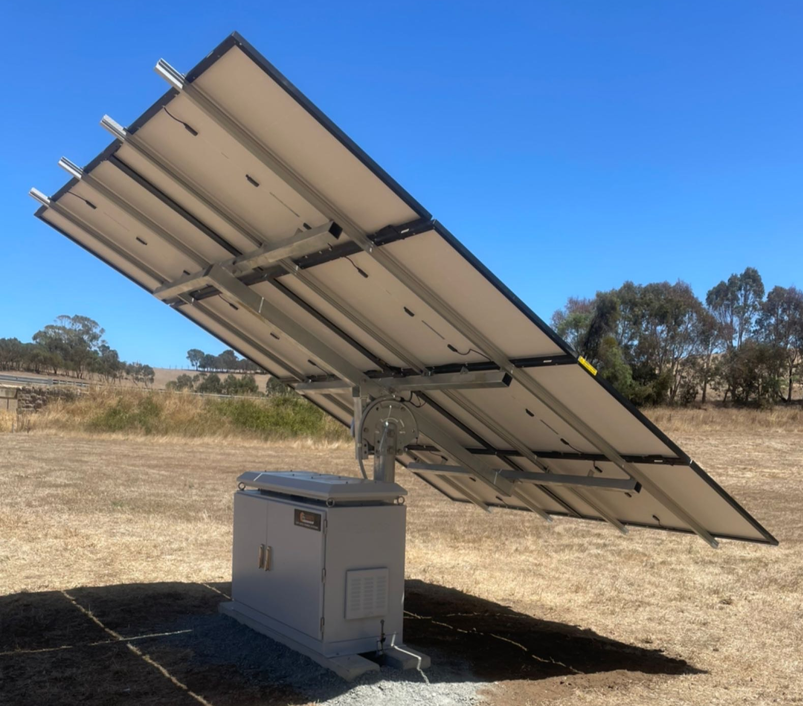Bore Pump Solar System in Bugle Ranges, South Australia.