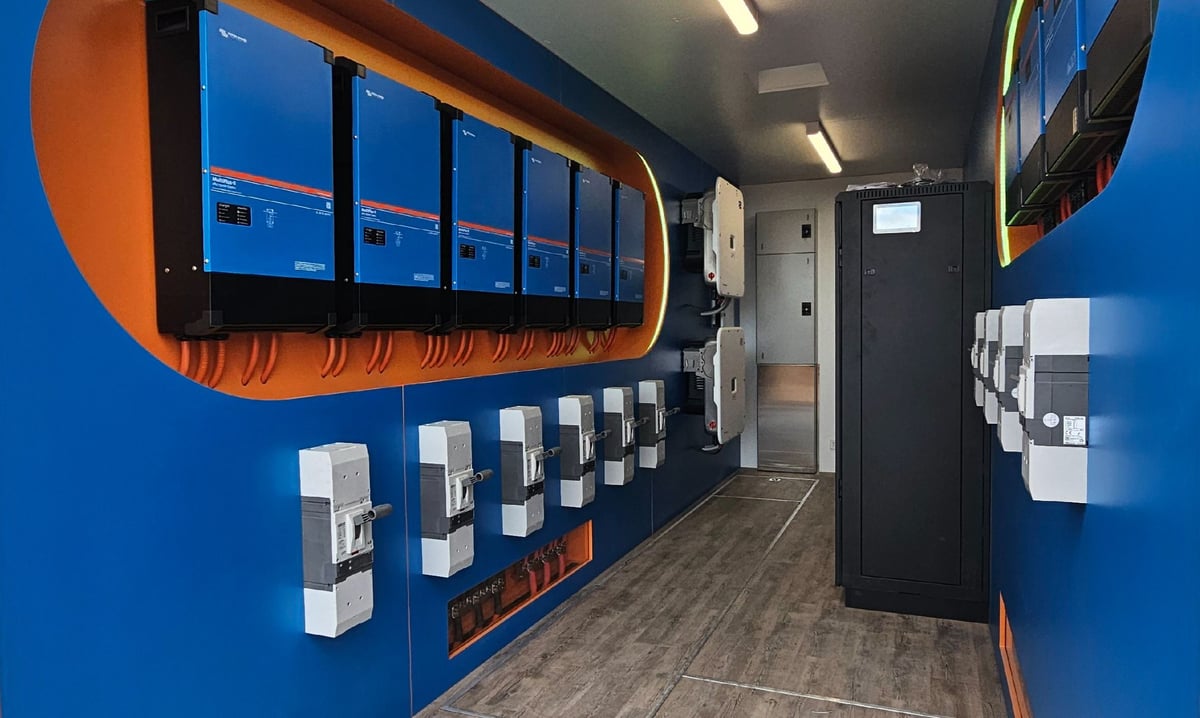 Victron Energy equipment in a MyEnergy off-grid installation
