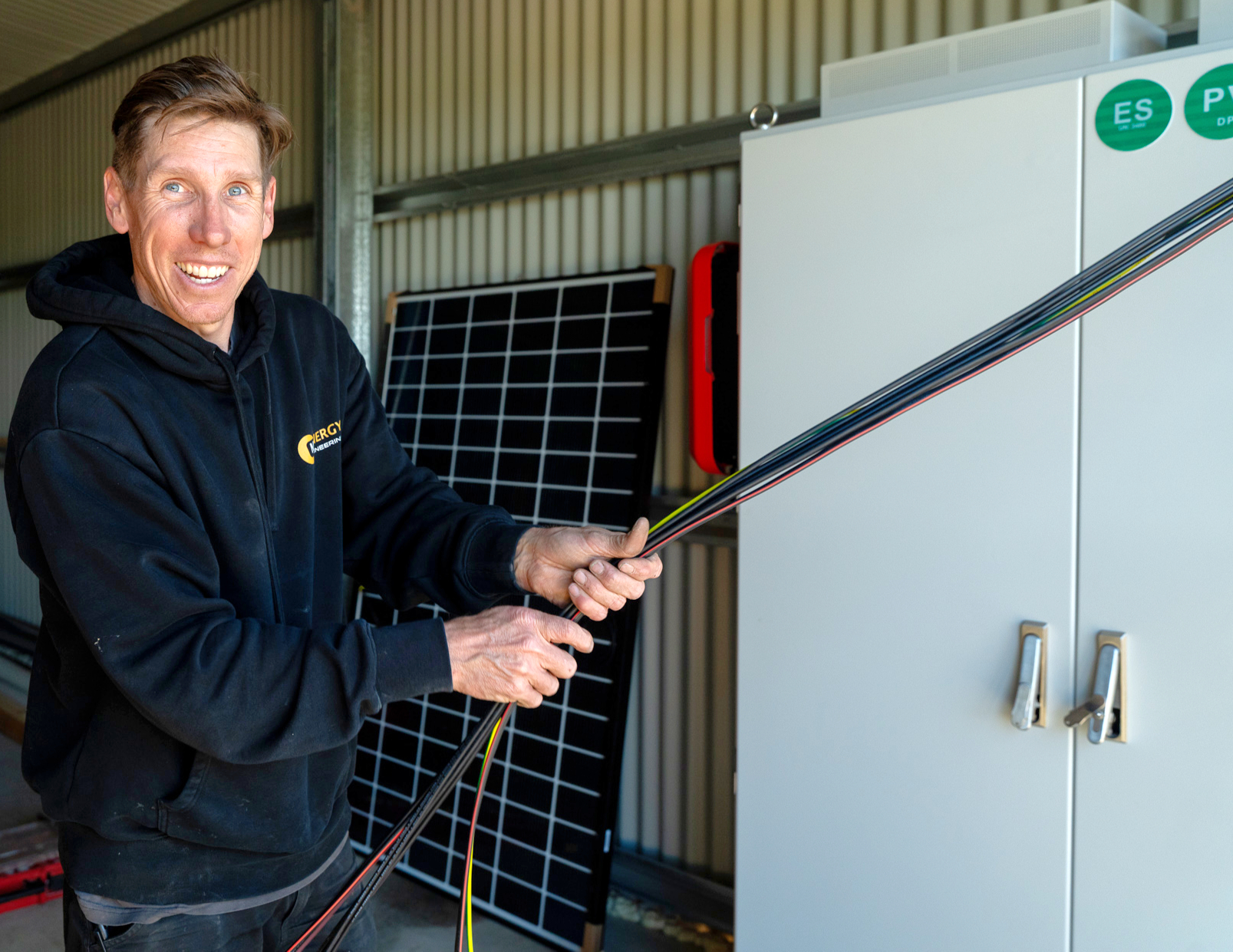 solar electrician brad miegel