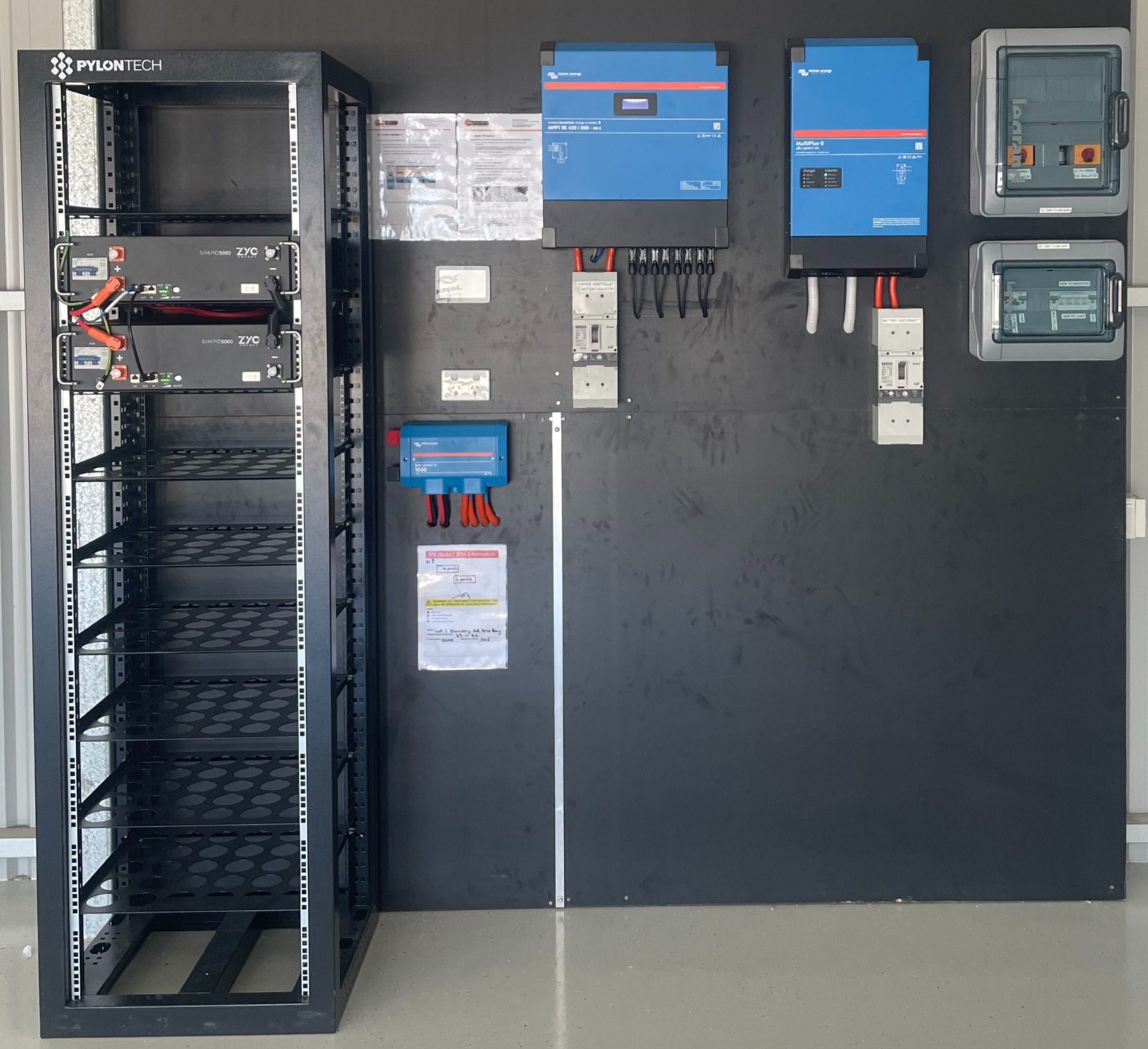 Off-grid Power System in Arno Bay South Australia.