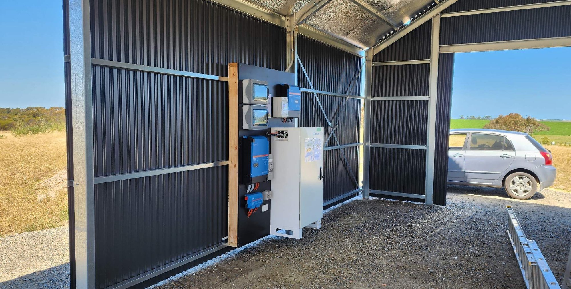 Off Grid Power System In A Newly Built Shed~mv2