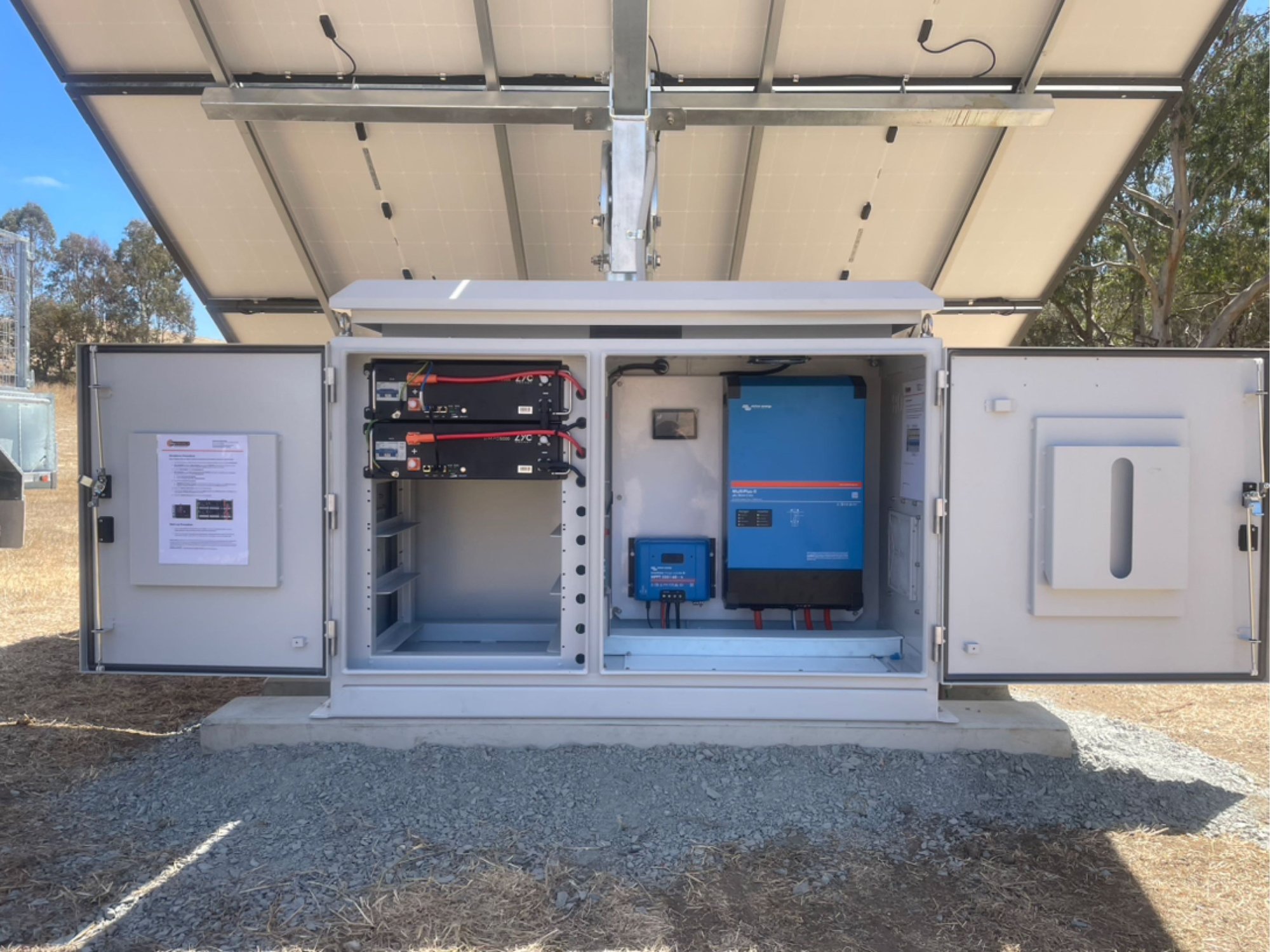 Off-grid Power System Housed Within A Vermin