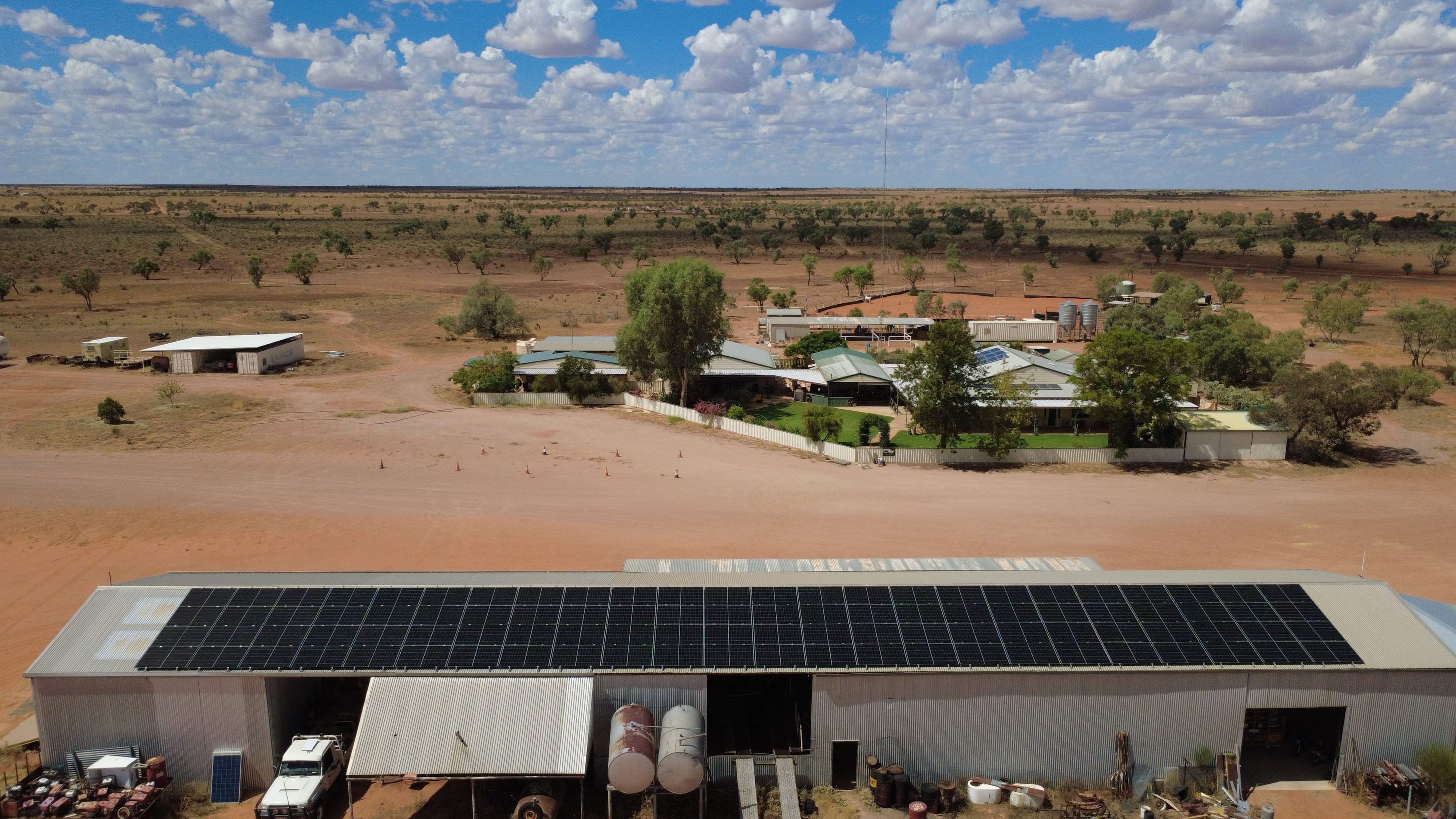 Off Grid Power System at Epsilon Station in New South Wales.