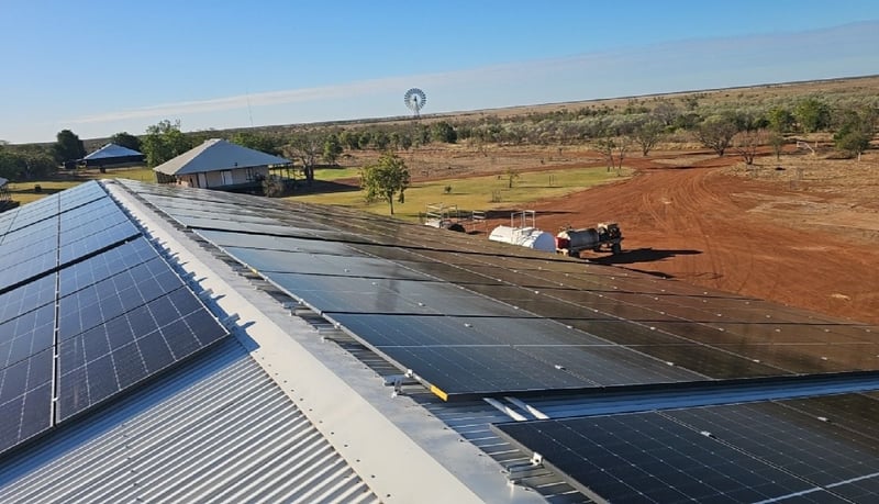 MyEnergy off-grid power installation at Blina Station