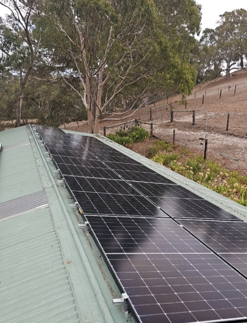 Off Grid Solar Power System for a Home in Inman Valley, South Australia.