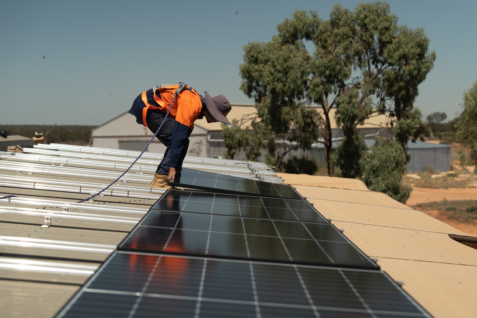 Roof Mount Trina Vertex Solar Panels