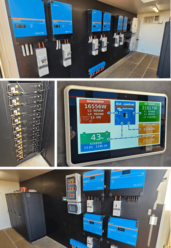 victron inverters for off grid power