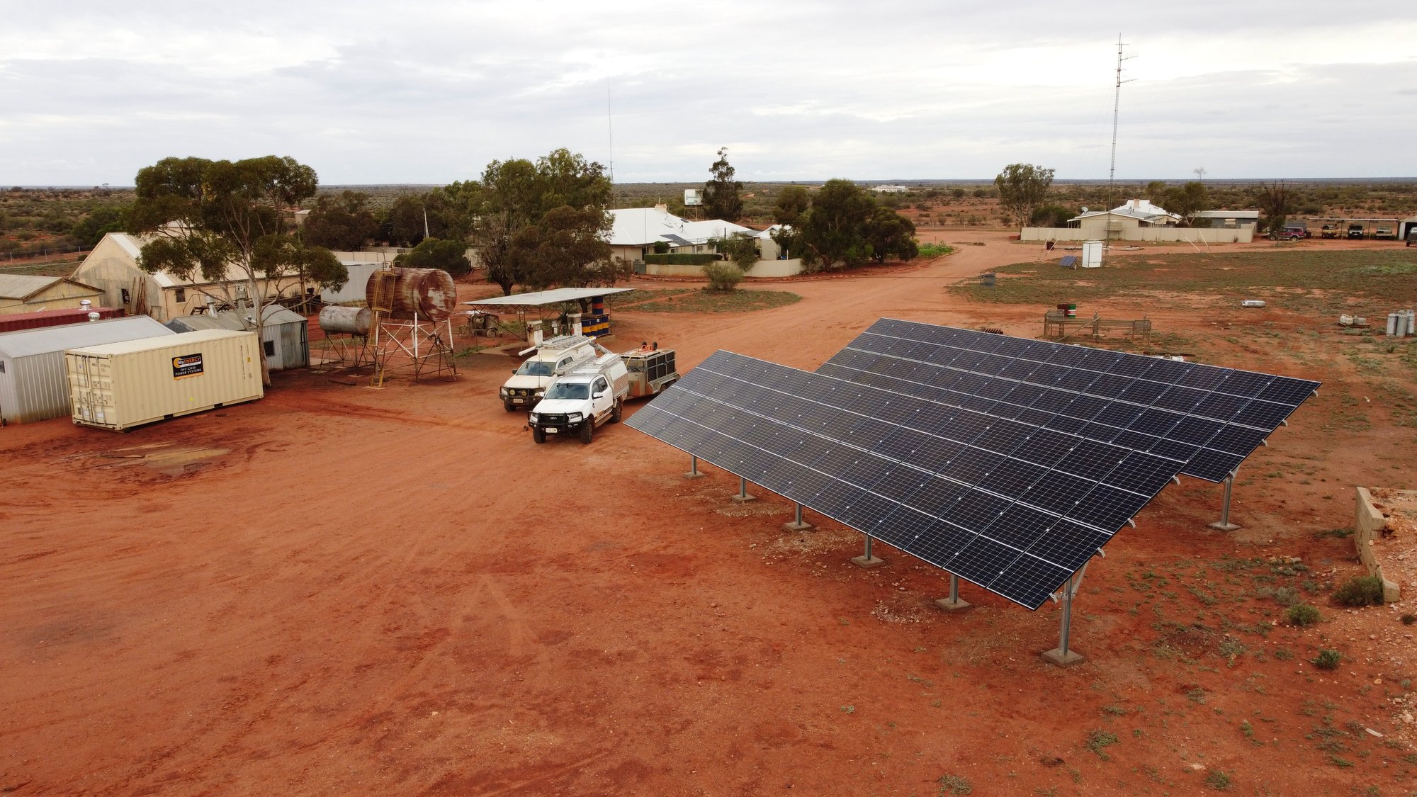 Wilgena Station Aerial View