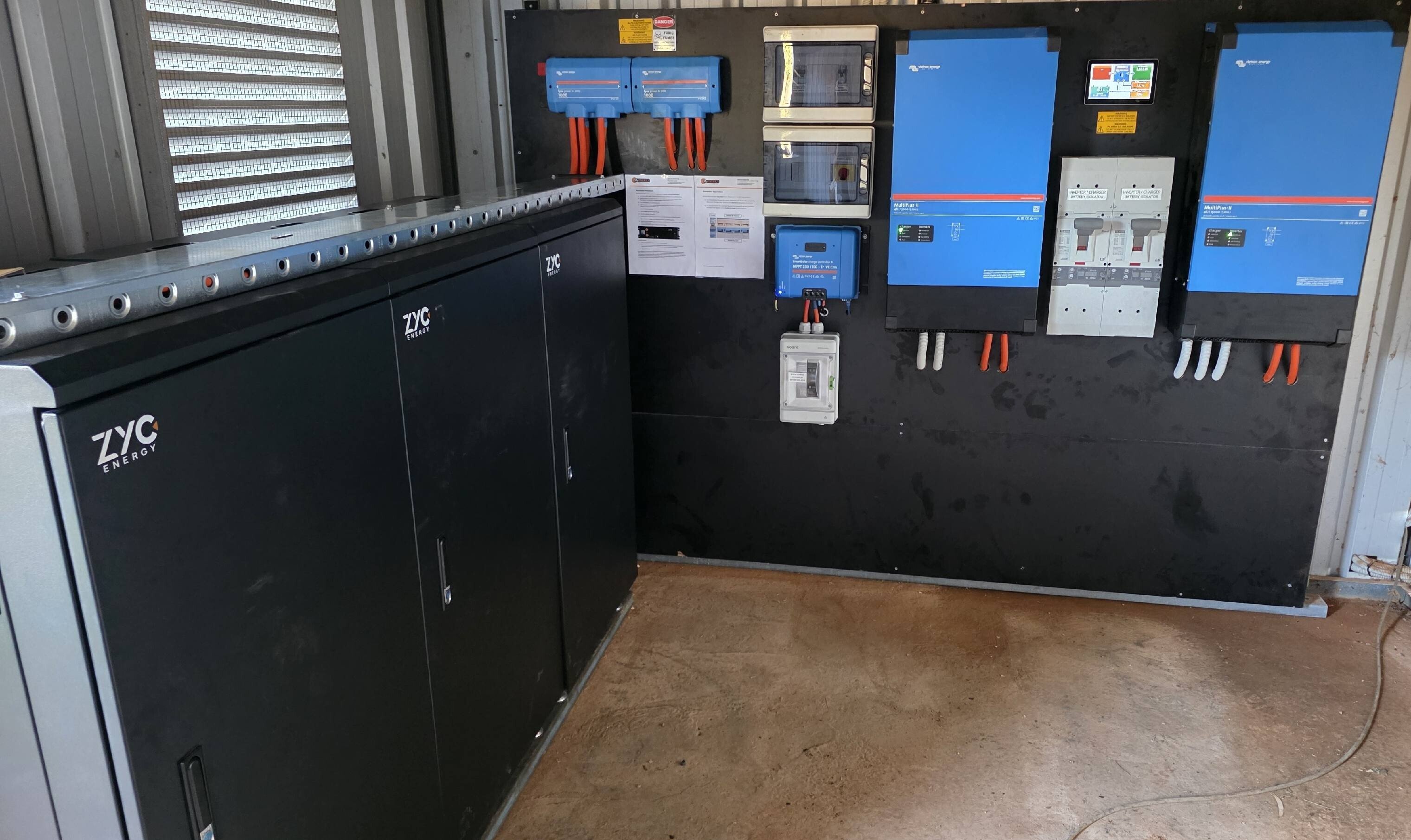 remote area power system at south gap station south austalia