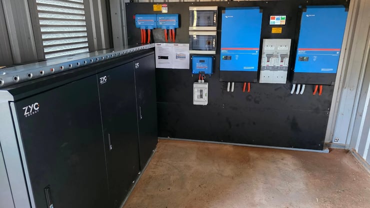 south gap station off grid power system south australia