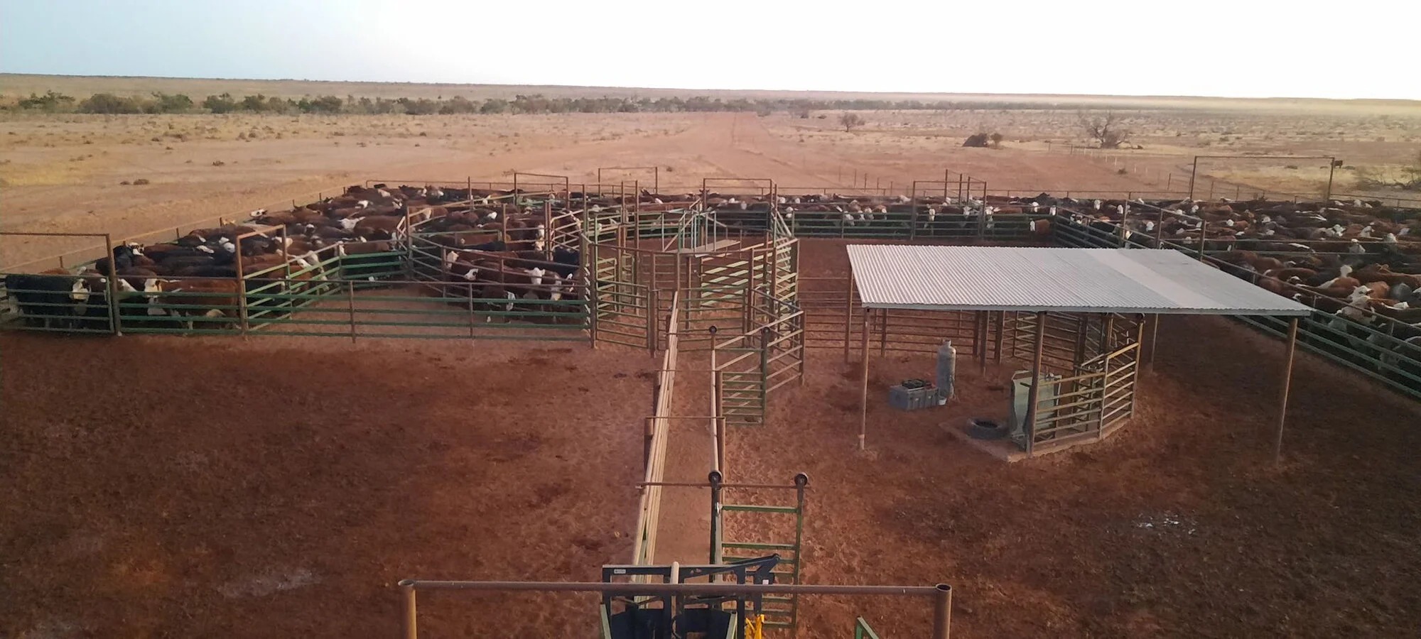 anna creek cattle yard image off grid power system