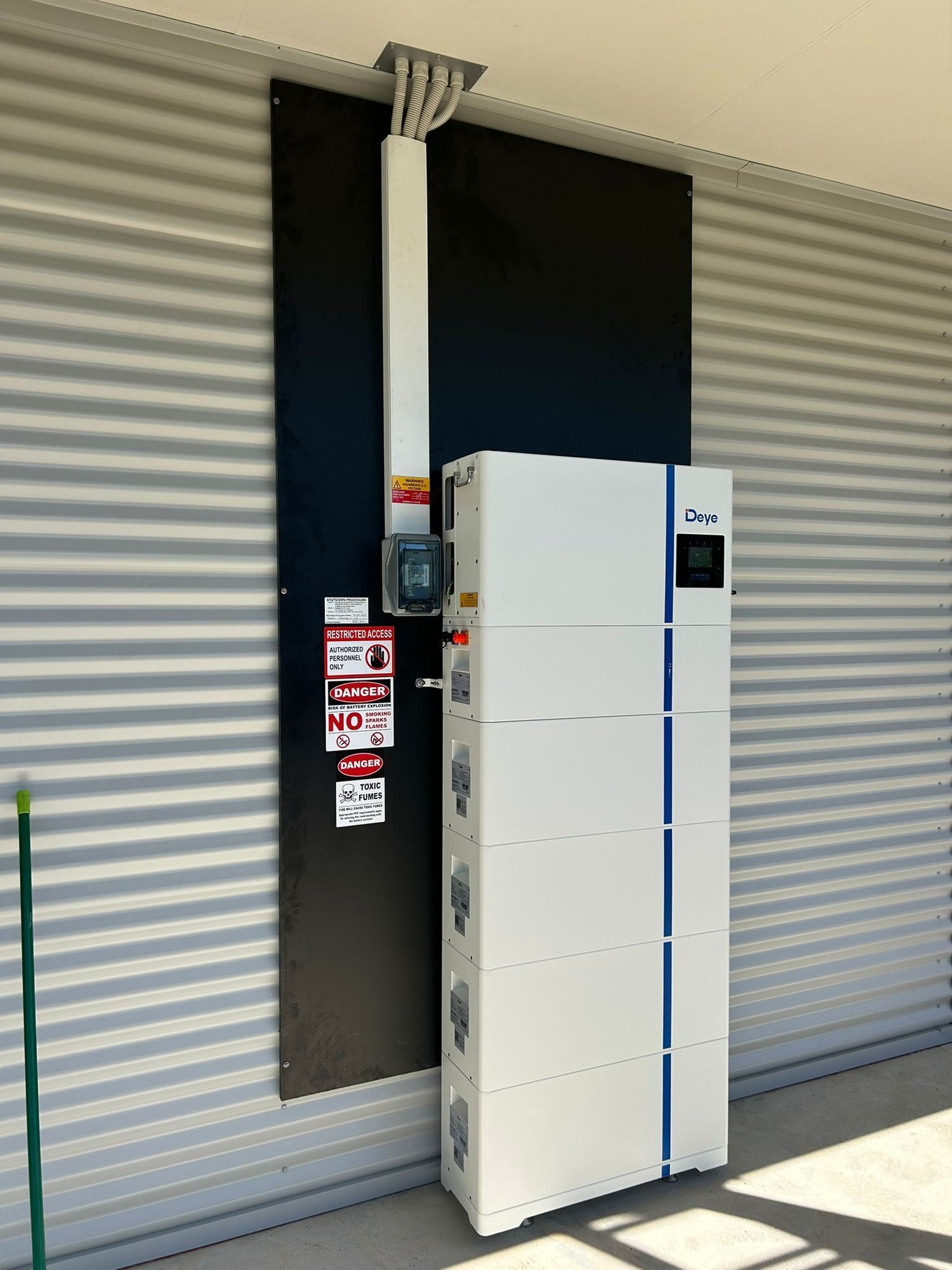 All in one system with deye inverter