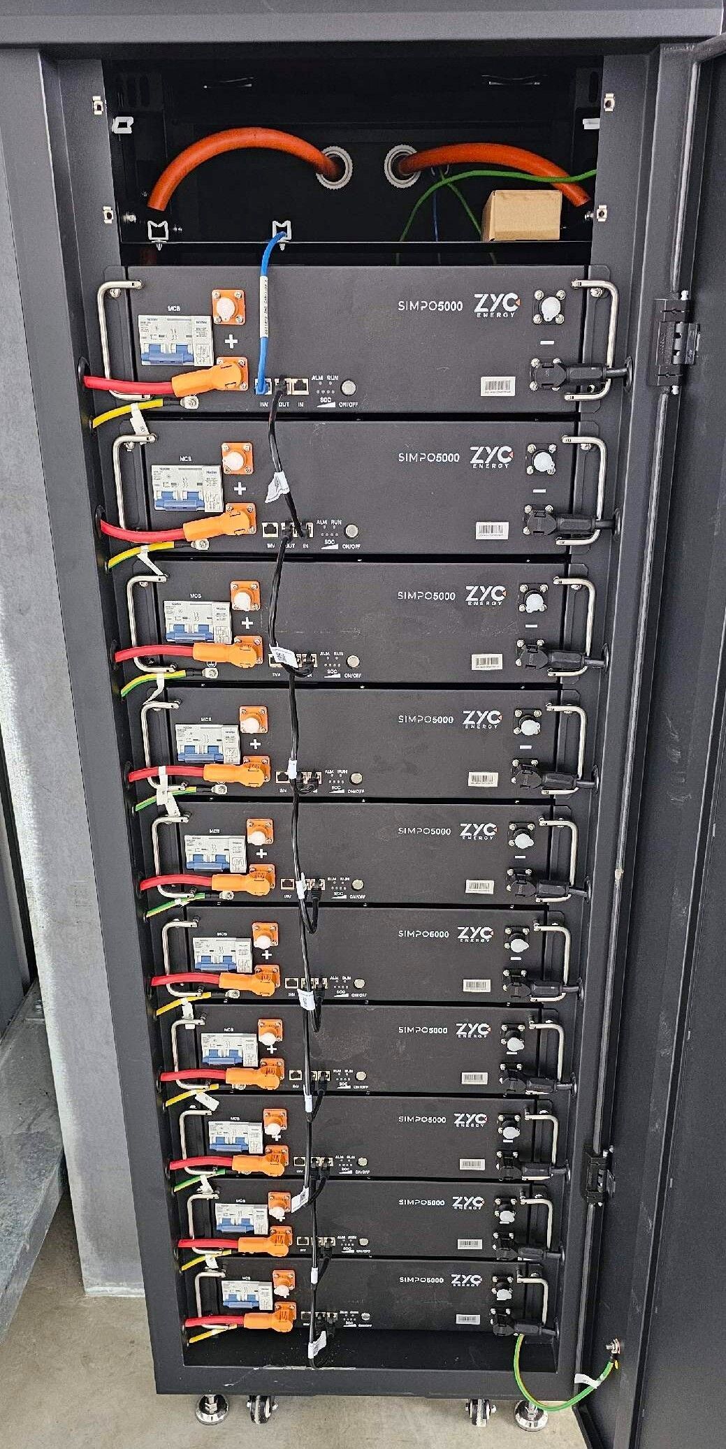 battery cabinet full croped lightened