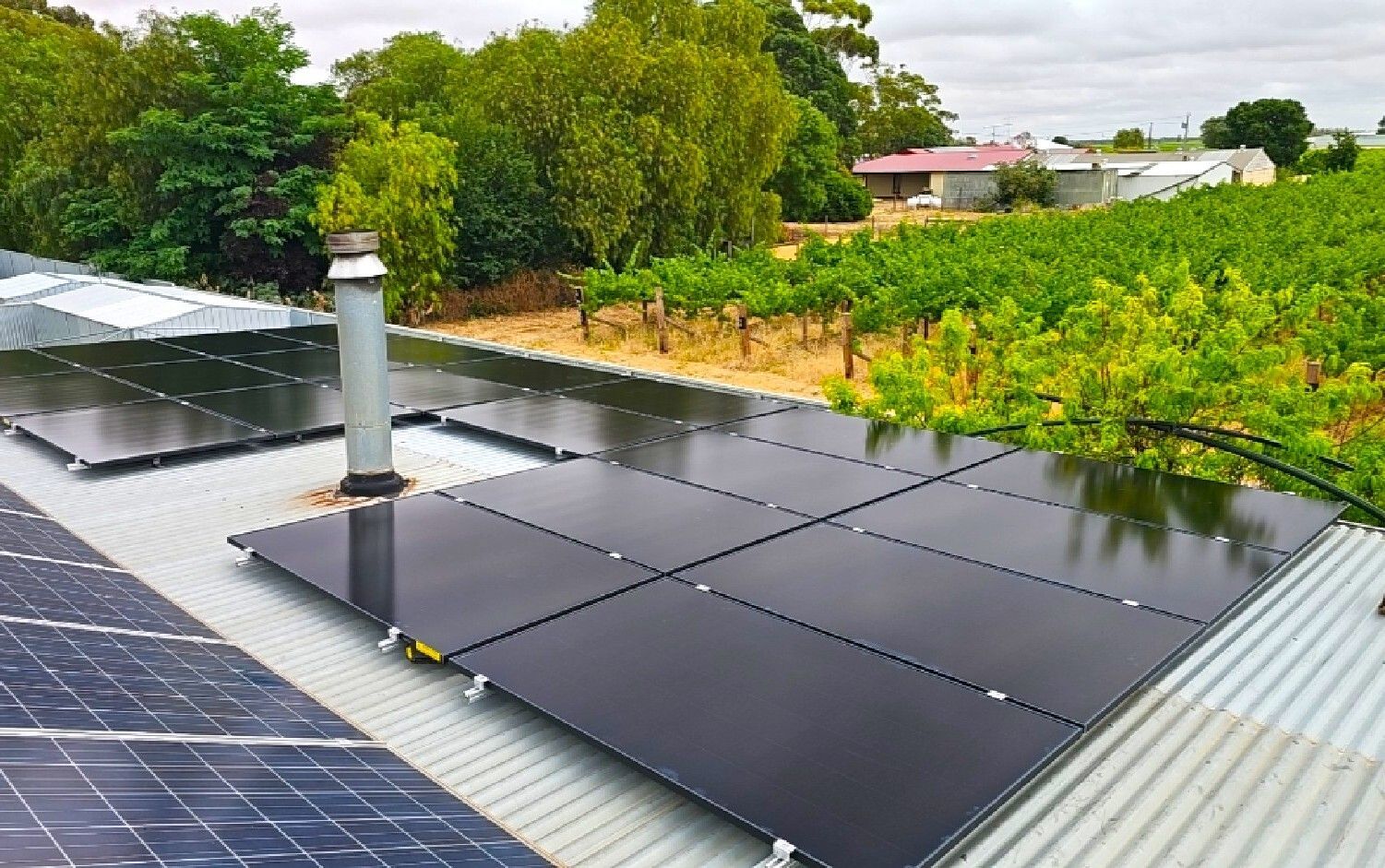 commercial solar and battery system coonawarra south australia