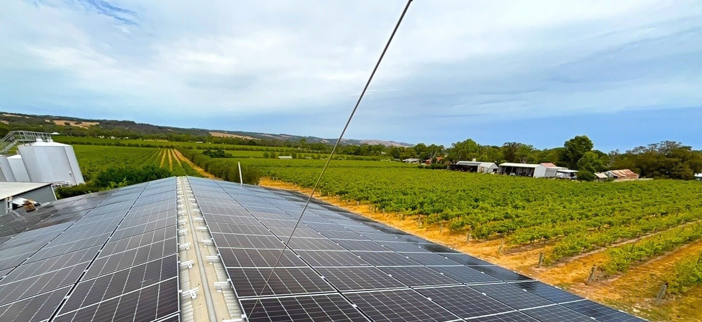 commercial solar and battery system