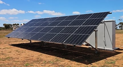 of grid solar ground mount