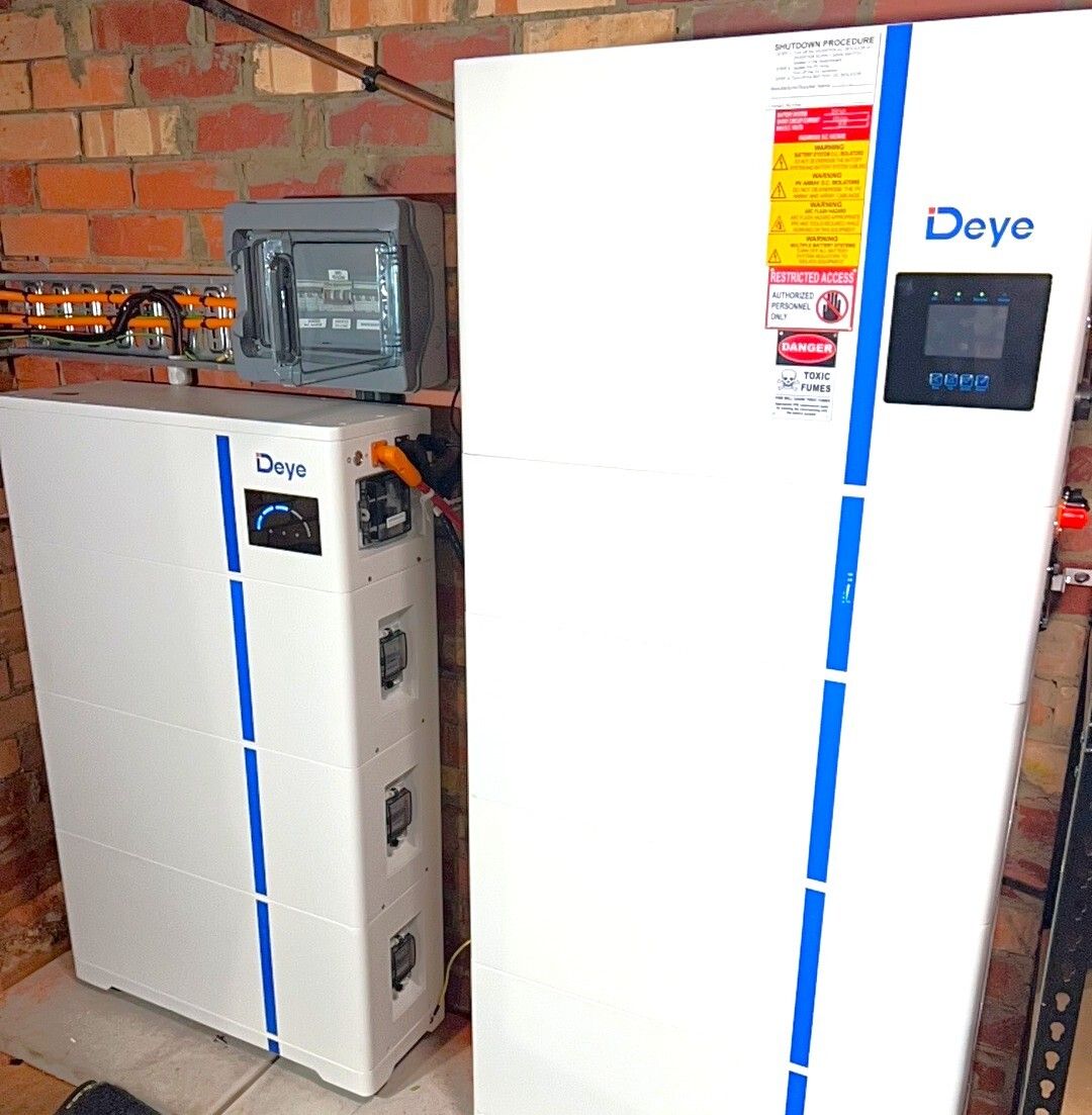 deye home solar and battery system