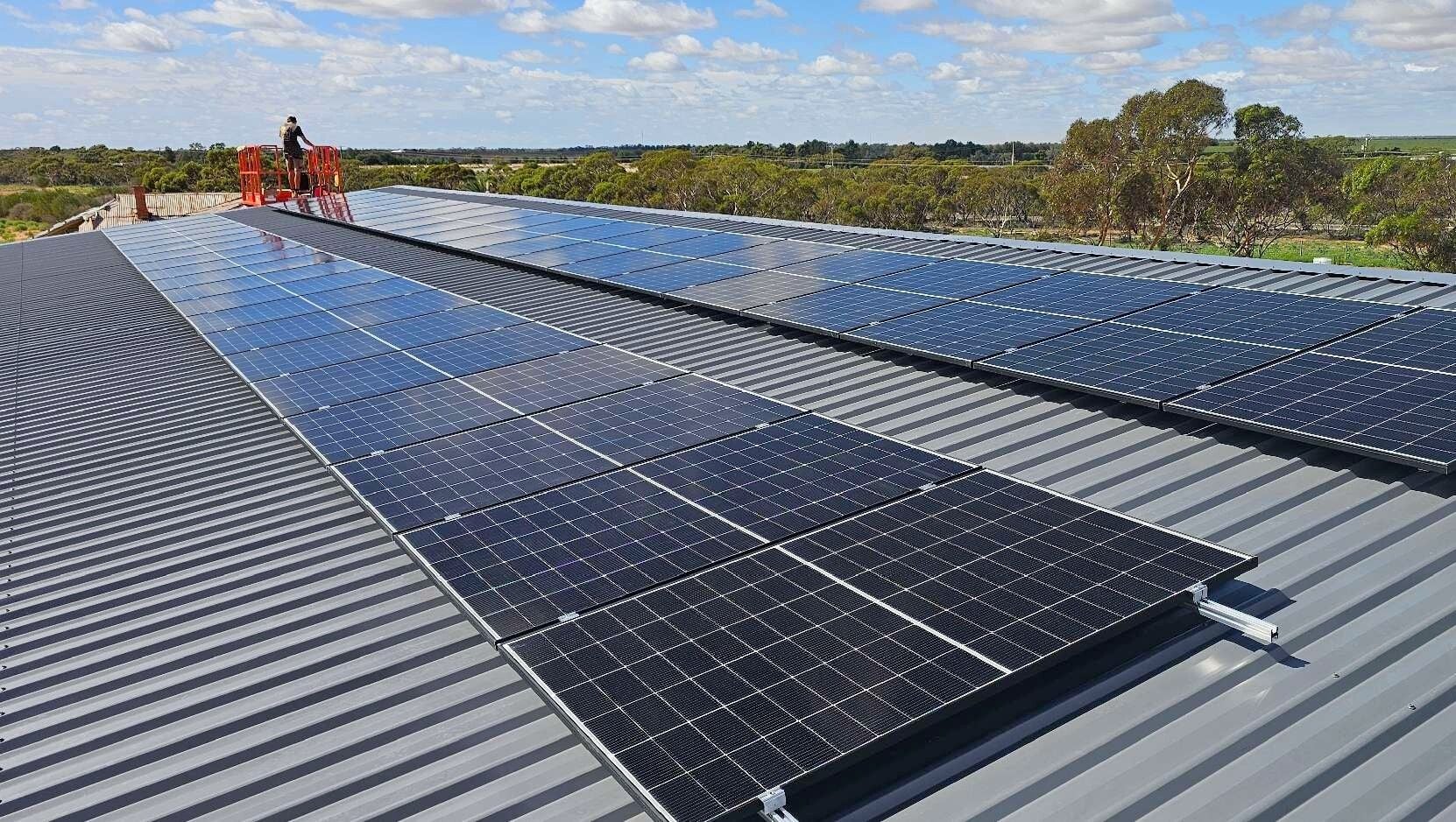 industrial off grid solar koorlong victoria